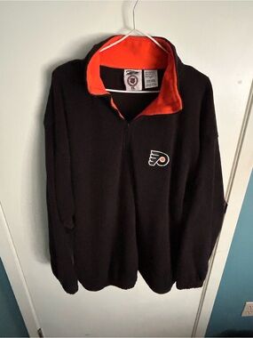 Pro Edge Philadelphia Flyers Black Zip-Up fleece.